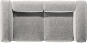 Világosszürke kanapé 224 cm Bergamo – Cosmopolitan Design