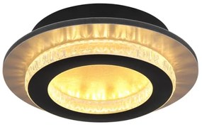 Globo 48042-12G - LED mennyezeti lámpatest JAYDEN LED/12W/230V, átmérő 20 cm, fekete