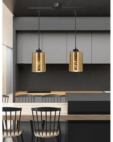 Csillár zsinóron COX 2xE27/60W/230V arany