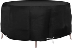 vidaXL kerek kerti bútorhuzat 10 fűzőlyukkal Ø260 x 90 cm
