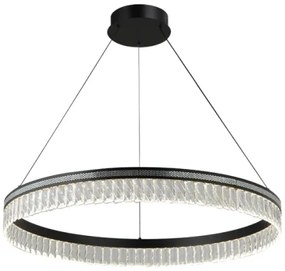 LED fényerőszabályozható kristálycsillár kábelre függesztett THALIA LED/55W/230V 3000-6000K + távirányító