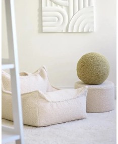 Zöld buklé párna gyerek kanapéhoz Ball – Wigiwama