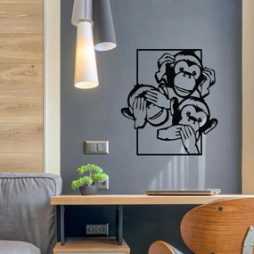 Fiducia fém fali dekoráció, 44×48 cm