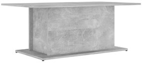 Betonszürke szerelt fa dohányzóasztal 102x55,5x40 cm