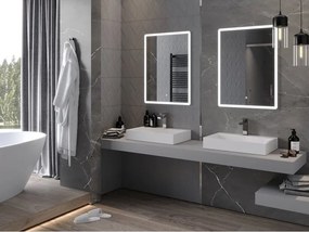 Mexen Navia 60 x 80 cm-es, LED 6000K, páramentes fürdőszobai tükör - 9803-060-080-611-00