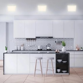 Briloner 7362-016 - LED Mennyezeti lámpa CADRE LED/18W/230V 29,6x29,6 cm fehér