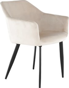 Szék, szövet bézs/fekete lábak, ODOVEL