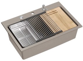 gránit mosogató MARC 110 WORKSTATION Beige