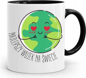 Fekete Bögre Nagybácsinak A Világ Legjobb Nagybátyja fényképes nyomtatással