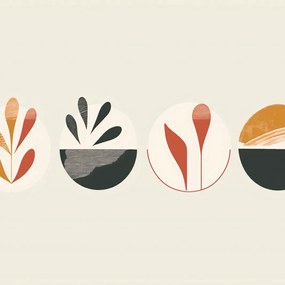 Poszter 40x40cm Négy kör