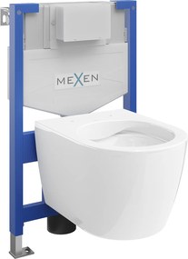 Mexen Fenix XS-F, rejtett modul és függő WC Carmen, fehér, 6803388XX00