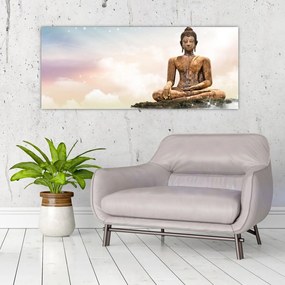 Kép - Buddha vigyáz a földre (120x50 cm)