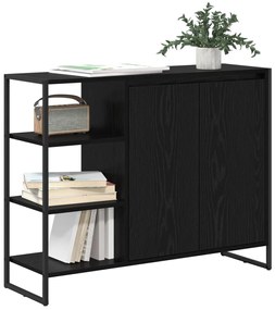 Oldalsó szekrény Fekete tölgy 96.5 x 30 x 75 cm Faanyag