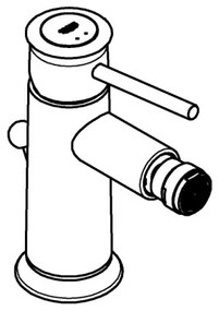 GROHE 23785000 - START CLASSIC bidé csaptelep, fényes króm