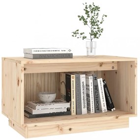 tömör fenyőfa TV-szekrény 60 x 35 x 35 cm