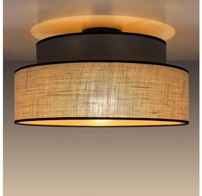 Mennyezeti lámpa BOHO 1xE27/60W/230V átm. 40 cm barna/bézs