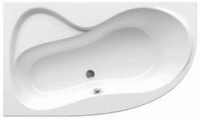 Ravak C571000000 - Sarokkád ROSA 160x95 cm akril/fehér