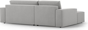 Világosszürke kinyitható sarokkanapé (bal oldali) Jodie – Micadoni Home
