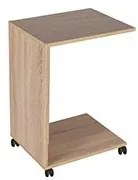 Kisasztal 65x35 cm barna