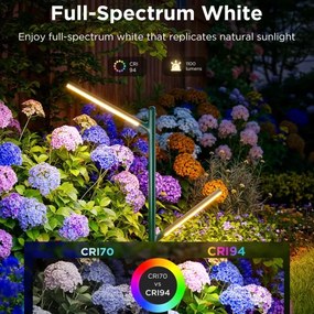 Govee-KÉSZLET 2x LED RGBICWW Dimmelhető kültéri lámpa LED/36W/230V IP66 2700-6500K Wi-Fi