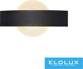 UNIVERSO Fali lámpa LED 8w 400lm 3000k IP20 239×123mm fekete