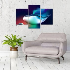 Kép - Egy bálna az űrben (90x60 cm)