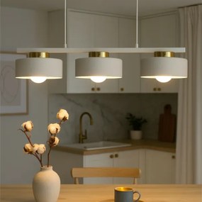 Kábelre szerelt függőlámpa IGNIA 3xE27/60W/230V fehér