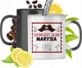 Varázsbögre Mariska Fekete Matt Nyomtatott Fotóval 330ml