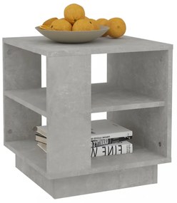 vidaXL betonszürke szerelt fa dohányzóasztal 40x40x43 cm