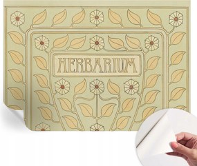 Divatos öntapadós tapéta Fali furnér Növényi dísz 208x146 cm