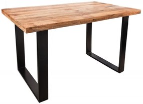 Stílusos étkezőasztal Thunder 140 cm mangófa