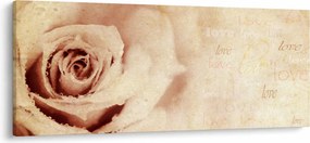 Kép - Rózsa virág szerelmeseknek (120x50 cm)