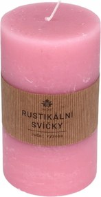 Arôme Rusztikus gyertya 470 g, rózsaszín