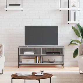 Szürke sonoma színű szerelt fa TV-szekrény 100 x 35 x 45 cm