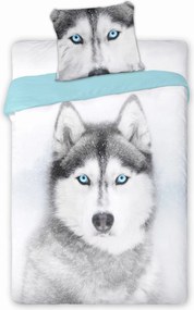 Ifjúsági Ágyneműhuzat 160x200 Kutya Husky 01