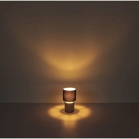 Globo 21626 - Asztali lámpa VALENTINO 1xE14/40W/230V fekete/arany