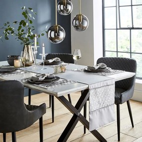 Mikroszatén asztali futó 33x180 cm Deco Sequin – Catherine Lansfield