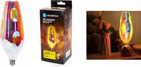 Nagyméretű dekoratív izzó, nagyon meleg színű LED-E27-4W-1800K-250lm