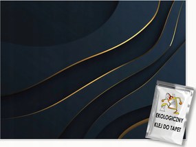 Fotótapéta Glamour Absztrakt Kék Nappali Tapéta Flizelina 250x175