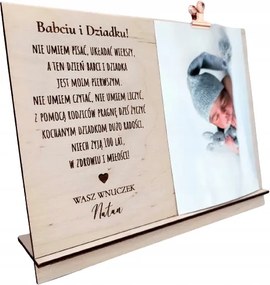Képkeret ajándék nagyinak és nagypapának a nagymama első napjára