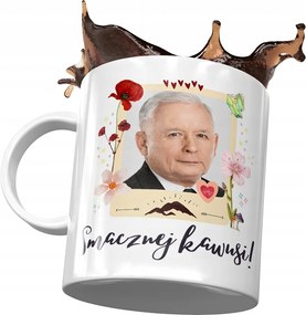 Bögre Jaroslaw Kaczynski Pis Politikusok Ajándék Nyomtatott Fotóval
