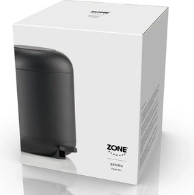 Fekete műanyag pedálos szemetes 4 l Sensu – Zone