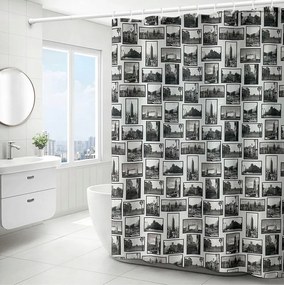 Homorro zuhanyfüggöny 180x200