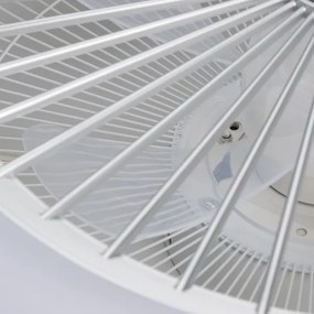 Brilagi - LED Dimmelhető lámpa ventilátorral RONDA LED/48W/230V ezüst + távirányító