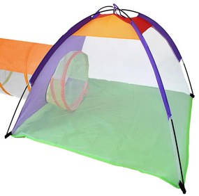 Játszósátor alagúttal, 200 db ajándék labdával