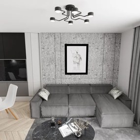 Csillár KURAGE 6xGX53/12W/230V fekete