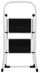 Összecsukható lépcső 2 fokos STEPLADDER, fehér