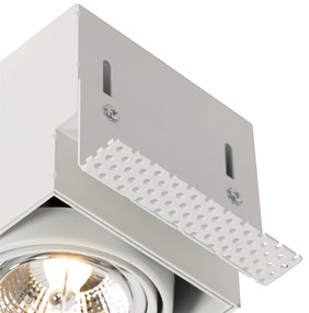 6 darabos süllyesztett spotlámpa szett fehér GU10 AR70 keret nélküli - Oneon