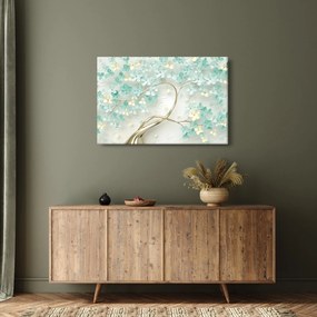 Kép - Arany virágzó fa (90x60 cm)