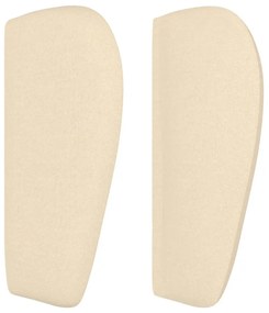 krémszínű szövet fejtámla 183x23x78/88 cm